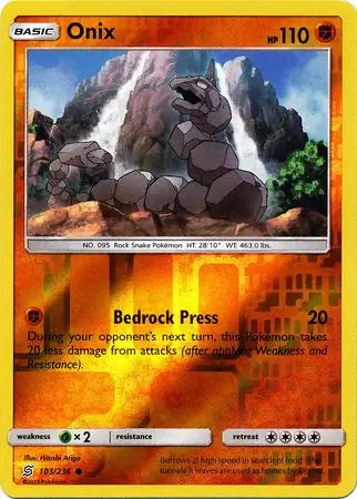 Onix 103/236 (SM - Unified Minds)  - Reverse Holofoil | Good Games Adelaide SA