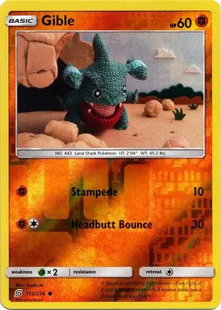 Gible 112/236 (SM - Unified Minds)  - Reverse Holofoil | Good Games Adelaide SA
