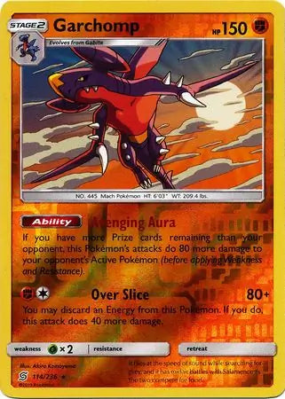 Garchomp 114/236 (SM - Unified Minds)  - Reverse Holofoil | Good Games Adelaide SA