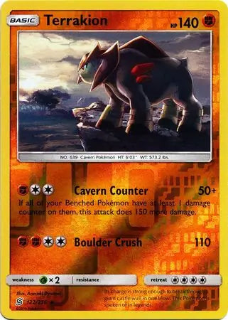 Terrakion 122/236 (SM - Unified Minds)  - Reverse Holofoil | Good Games Adelaide SA
