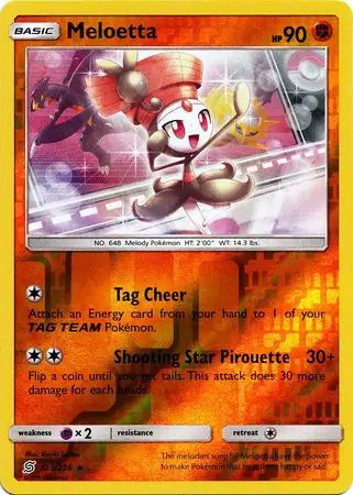 Meloetta 123/236 (SM - Unified Minds)  - Reverse Holofoil | Good Games Adelaide SA