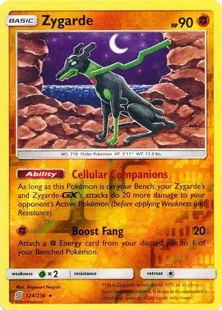 Zygarde 124/236 (SM - Unified Minds)  - Reverse Holofoil | Good Games Adelaide SA