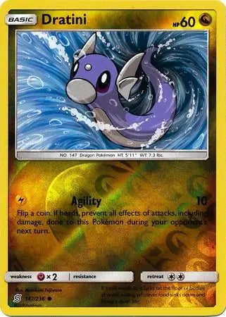 Dratini 147/236 (SM - Unified Minds)  - Reverse Holofoil | Good Games Adelaide SA