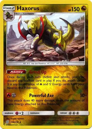 Haxorus 156/236 (SM - Unified Minds)  - Reverse Holofoil | Good Games Adelaide SA