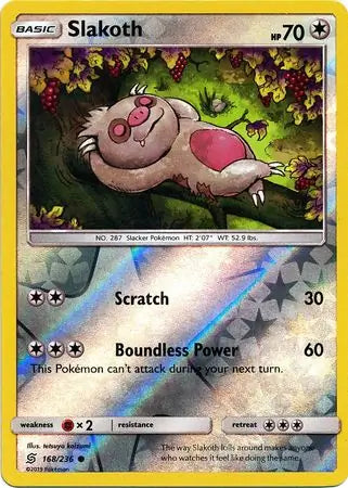 Slakoth 168/236 (SM - Unified Minds)  - Reverse Holofoil | Good Games Adelaide SA
