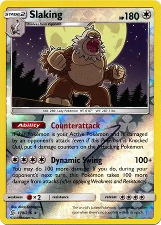 Slaking 170/236 (SM - Unified Minds)  - Reverse Holofoil | Good Games Adelaide SA