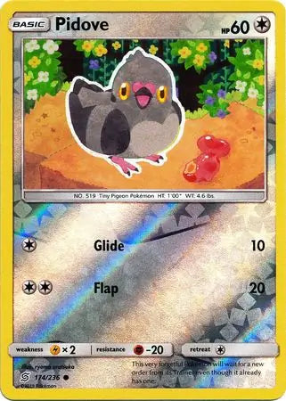 Pidove 174/236 (SM - Unified Minds)  - Reverse Holofoil | Good Games Adelaide SA
