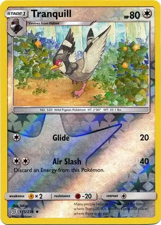 Tranquill 175/236 (SM - Unified Minds)  - Reverse Holofoil | Good Games Adelaide SA