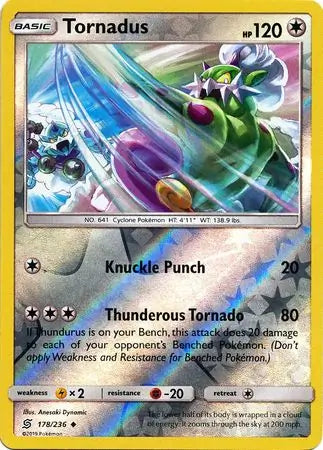 Tornadus 178/236 (SM - Unified Minds)  - Reverse Holofoil | Good Games Adelaide SA