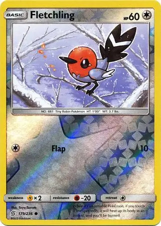 Fletchling 179/236 (SM - Unified Minds)  - Reverse Holofoil | Good Games Adelaide SA