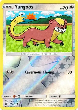 Yungoos 180/236 (SM - Unified Minds)  - Reverse Holofoil | Good Games Adelaide SA
