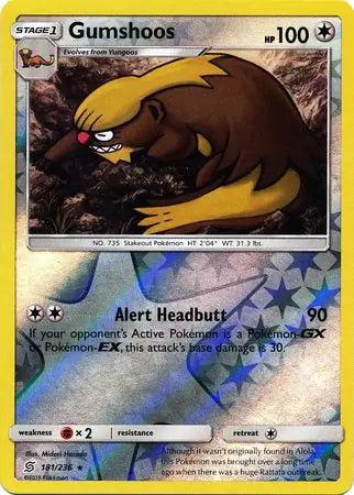 Gumshoos 181/236 (SM - Unified Minds)  - Reverse Holofoil | Good Games Adelaide SA