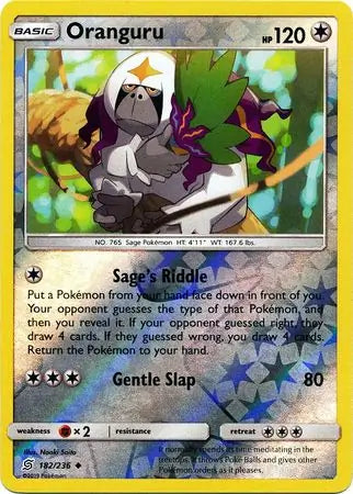 Oranguru 182/236 (SM - Unified Minds)  - Reverse Holofoil | Good Games Adelaide SA