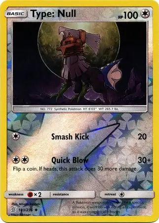Type Null 183/236 (SM - Unified Minds)  - Reverse Holofoil | Good Games Adelaide SA