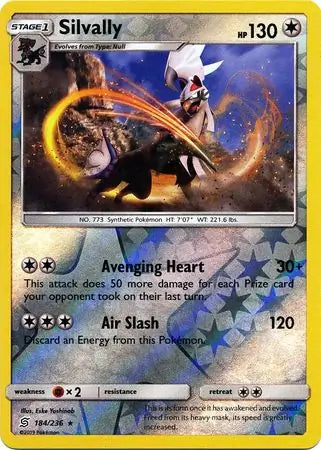 Silvally 184/236 (SM - Unified Minds)  - Reverse Holofoil | Good Games Adelaide SA