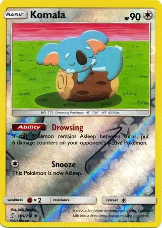 Komala 185/236 (SM - Unified Minds)  - Reverse Holofoil | Good Games Adelaide SA