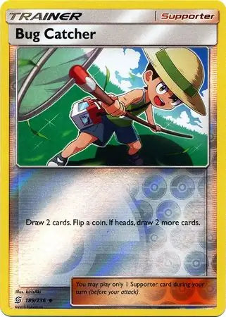 Bug Catcher 189/236 (SM - Unified Minds)  - Reverse Holofoil | Good Games Adelaide SA