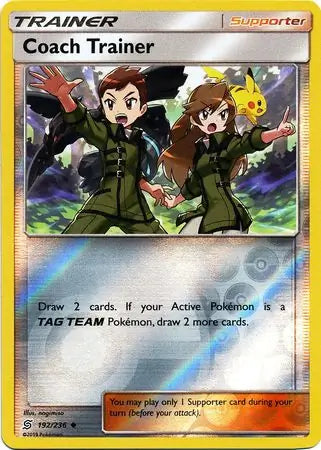 Coach Trainer 192/236 (SM - Unified Minds)  - Reverse Holofoil | Good Games Adelaide SA