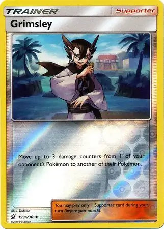 Grimsley 199/236 (SM - Unified Minds)  - Reverse Holofoil | Good Games Adelaide SA
