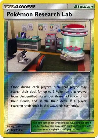 Pokemon Research Lab 205/236 (SM - Unified Minds)  - Reverse Holofoil | Good Games Adelaide SA