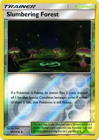 Slumbering Forest 207/236 (SM - Unified Minds)  - Reverse Holofoil | Good Games Adelaide SA