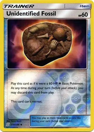 Unidentified Fossil 210/236 (SM - Unified Minds)  - Reverse Holofoil | Good Games Adelaide SA