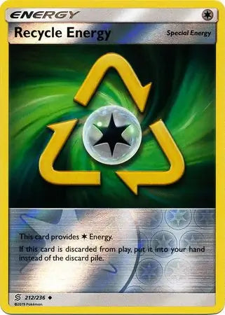 Recycle Energy 212/236 (SM - Unified Minds)  - Reverse Holofoil | Good Games Adelaide SA