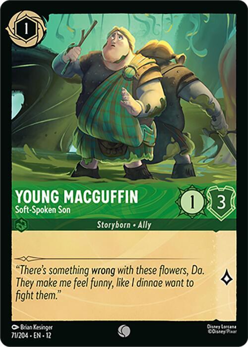 Young MacGuffin, Soft Spoken Son 71/204 (Wilds Unknown)  - Cold Foil | Good Games Adelaide SA