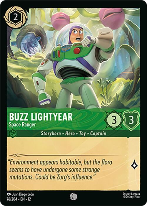 Buzz Lightyear, Space Ranger 76/204 (Wilds Unknown)  | Good Games Adelaide SA