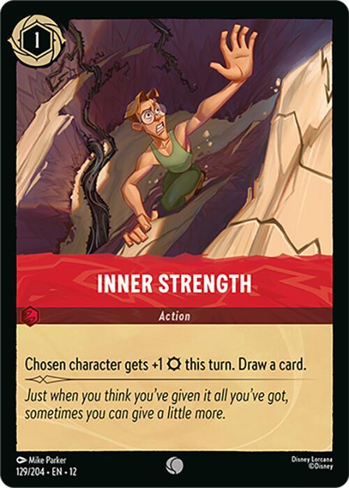 Inner Strength 129/204 (Wilds Unknown)  - Cold Foil | Good Games Adelaide SA
