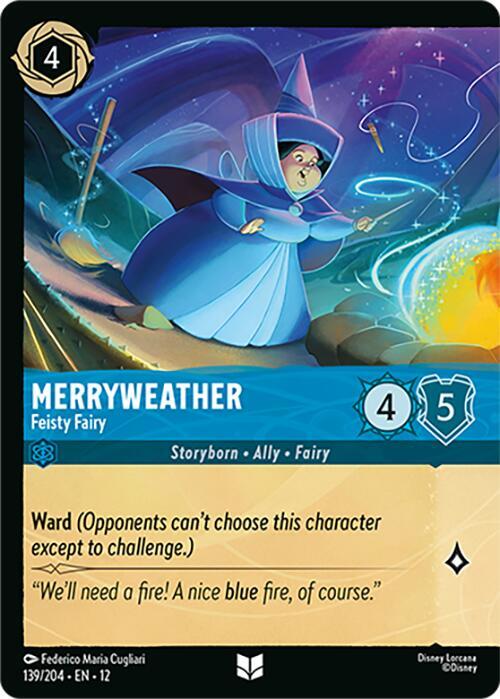 Merryweather, Feisty Fairy Foil 139/204 (Wilds Unknown)  - Cold Foil | Good Games Adelaide SA