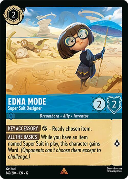 Edna Mode, Super Suit Designer 149/204 (Wilds Unknown)  | Good Games Adelaide SA