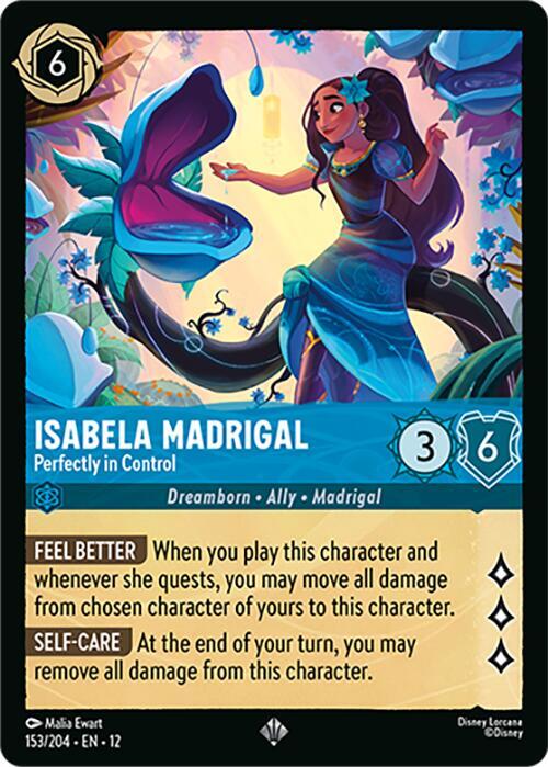 Isabela Madrigal, Perfectly in Control 153/204 (Wilds Unknown)  | Good Games Adelaide SA