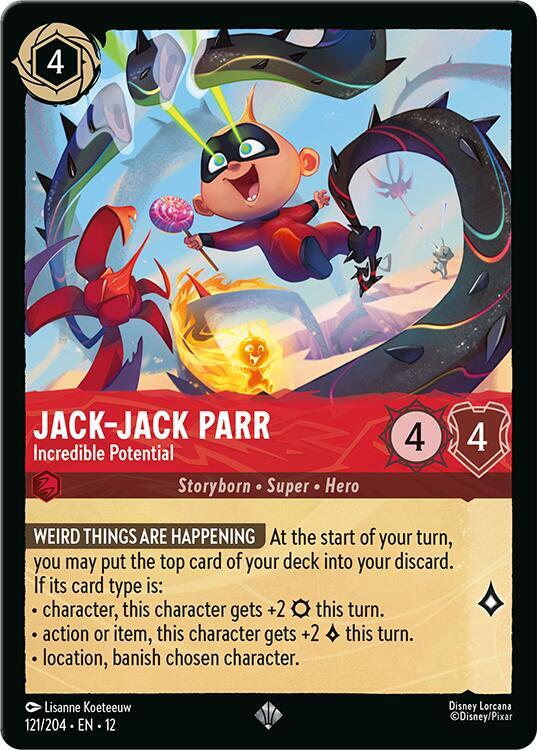 Jack-Jack Parr, Incredible Potential 121/204 (Wilds Unknown)  | Good Games Adelaide SA