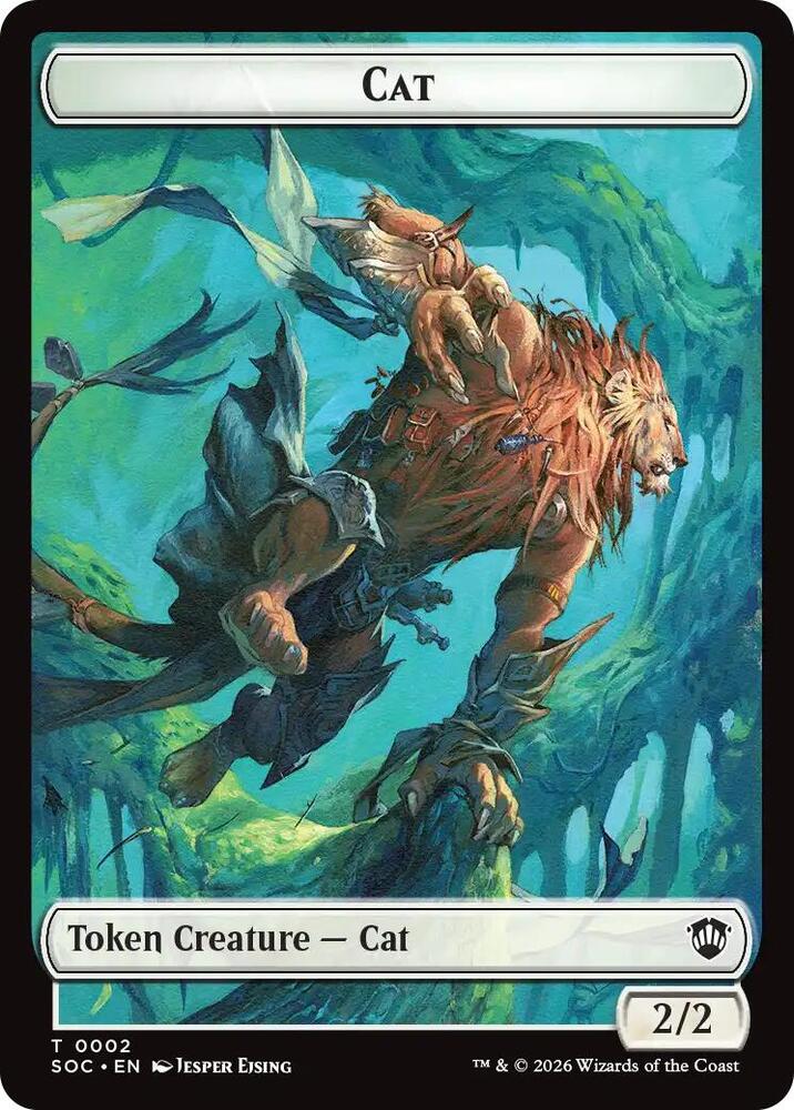 Cat Inkling 0022 Double Sided Token 2 // 22 (Commander: Secrets of Strixhaven)  | Good Games Adelaide SA