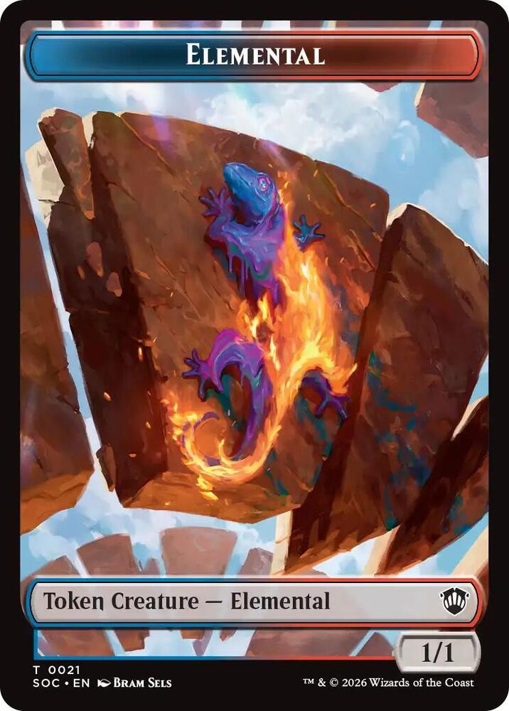 Elemental 0021 Phyrexian Myr Double Sided Token 21 // 8 (Commander: Secrets of Strixhaven)  | Good Games Adelaide SA