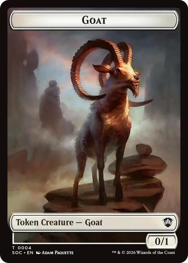 Goat Fungus Beast Double Sided Token 4 // 17 (Commander: Secrets of Strixhaven)  | Good Games Adelaide SA