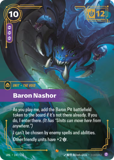 Baron Nashor 147/219 (Unleashed)  - Foil | Good Games Adelaide SA