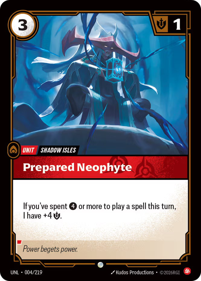 Prepared Neophyte 004/219 (Unleashed)  | Good Games Adelaide SA