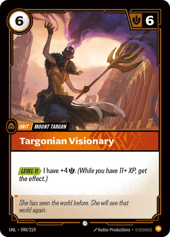 Targonian Visionary 098/219 (Unleashed)  | Good Games Adelaide SA