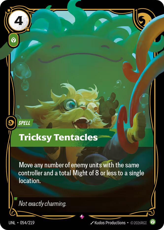 Tricksy Tentacles 054/219 (Unleashed)  - Foil | Good Games Adelaide SA