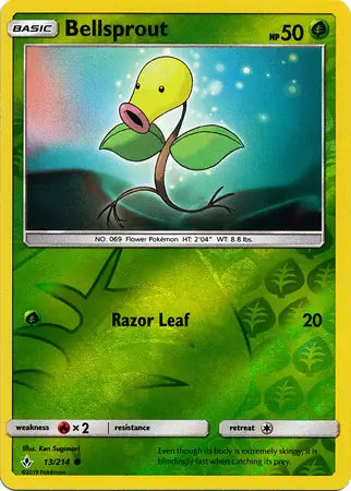 Bellsprout 13/214 (SM - Unbroken Bonds)  - Reverse Holofoil | Good Games Adelaide SA