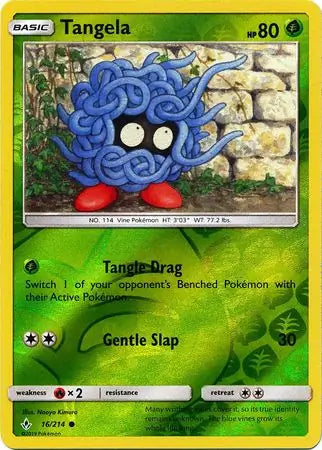 Tangela 16/214 (SM - Unbroken Bonds)  - Reverse Holofoil | Good Games Adelaide SA