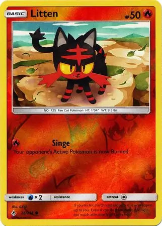 Litten 26/214 (SM - Unbroken Bonds)  - Reverse Holofoil | Good Games Adelaide SA