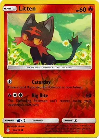 Litten 27/214 (SM - Unbroken Bonds)  - Reverse Holofoil | Good Games Adelaide SA