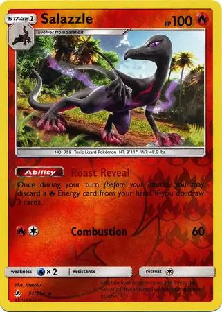 Salazzle 31/214 (SM - Unbroken Bonds)  - Reverse Holofoil | Good Games Adelaide SA