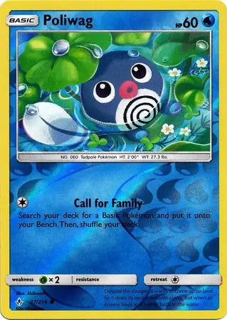 Poliwag 37/214 (SM - Unbroken Bonds)  - Reverse Holofoil | Good Games Adelaide SA