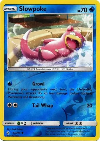 Slowpoke 42/214 (SM - Unbroken Bonds)  - Reverse Holofoil | Good Games Adelaide SA