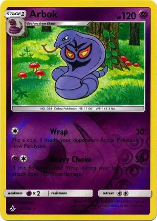 Arbok 63/214 (SM - Unbroken Bonds)  - Reverse Holofoil | Good Games Adelaide SA