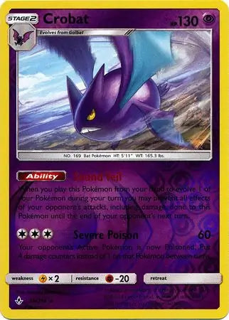 Crobat 66/214 (SM - Unbroken Bonds)  - Reverse Holofoil | Good Games Adelaide SA